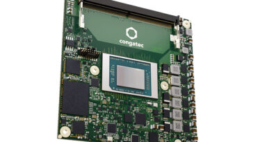 conga TCRP1 COM Express Compact (Type 6) module with AMD Ryzen AI Embedded P100 Series SoCs