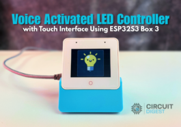 Voice Activated LED Controller with Touch Interface Using ESP32S3 Box 3