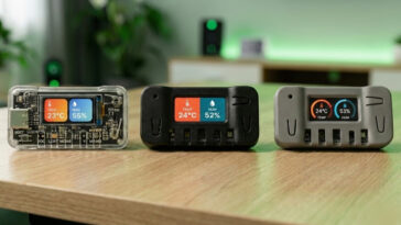 EnviroGo s 7 in 1 ESP32 wearable environmental monitor