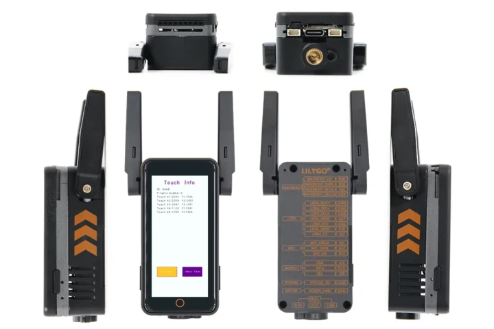 LILYGO T Display S3 Pro LR1121 vue latérale