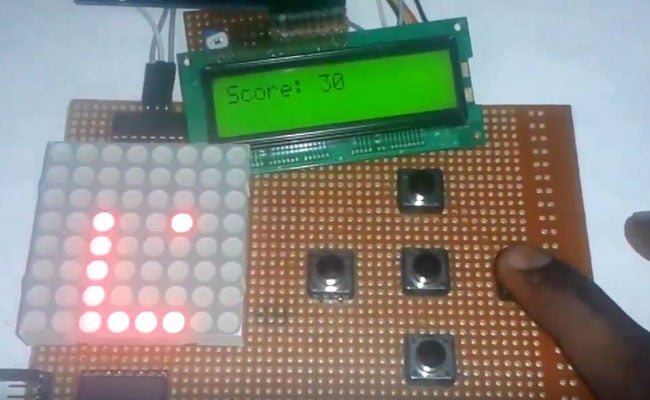 Jeu de serpent sur matrice 8x8 avec Arduino Jeu de serpent sur matrice 8x8 avec Arduino