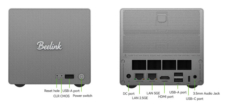 Interfaces Beelink Me Pro Interfaces Beelink Me Pro