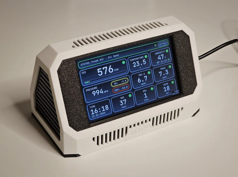 Moniteur de qualité de l'air DIY Project Aura : un modèle innovant à intégrer avec Home Assistant 1 Project Aura DIY Air Quality Monitor
