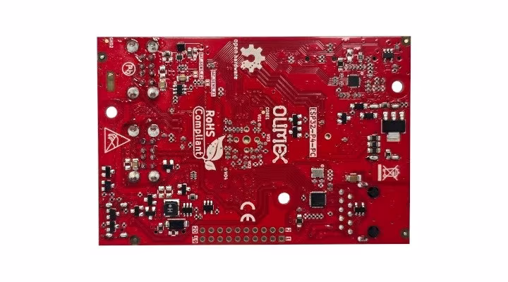 Face inférieure de l'ESP32-P4-PC Face inférieure de l'ESP32-P4-PC
