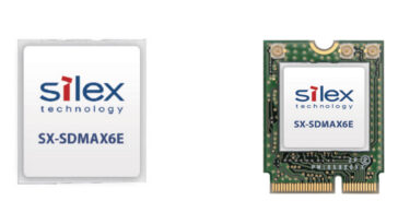 Silex SX SDMAX6E tri band Wi Fi 6E + Bluetooth LE module LGA(Right) M.2(Left)