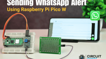 Raspberry Pi Pico Based Rain Detection System with WhatsApp Alert