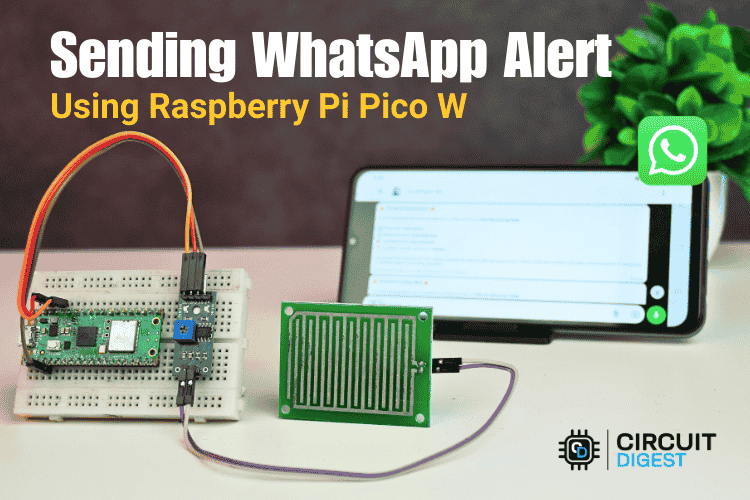 Système de détection de pluie basé sur Raspberry Pi Pico avec alerte WhatsApp 1 Raspberry Pi Pico Based Rain Detection System with WhatsApp Alert