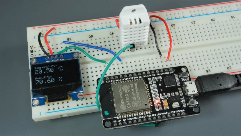ESP32 : 10 projets faciles pour les débutants 4 ESP32 ESP8266 OLED DHT22 DHT11 Température Humidité
