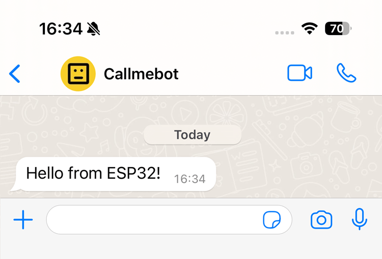 ESP32 : 10 projets faciles pour les débutants 11 ESP32 Envoyer un message de test à WhatsApp à distance LILYGO T-SIM7000G