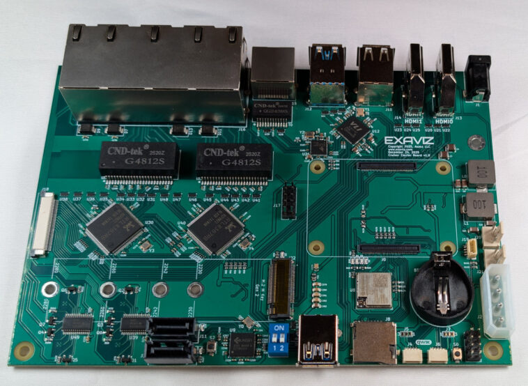 Carte support mini-ITX EXAVIZ Cruiser pour Raspberry Pi CM5 avec 9 ports Ethernet et fonctionnalités avancées 1 EXAVIZ Cruise