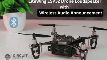 LiteWing ESP32 Drone Loudspeaker with Wireless Audio Announcement