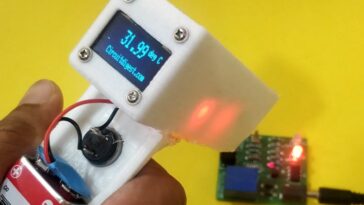 IR Thermometer using Arduino and Infrared Temperature Sensor