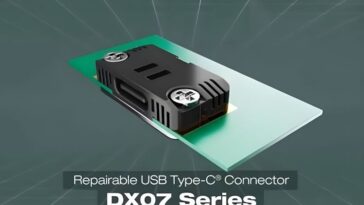 Repairable USB Type-C connector from the JAE DX07 series