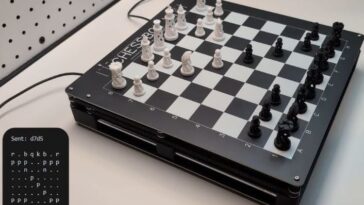 Autonomous Chessboard Moves Pieces on Its Own