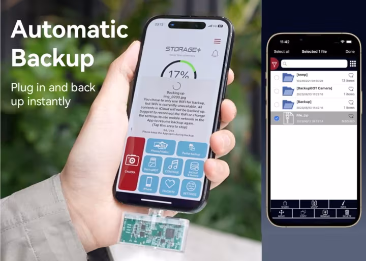 Application mobile BackupBOT Application mobile BackupBOT
