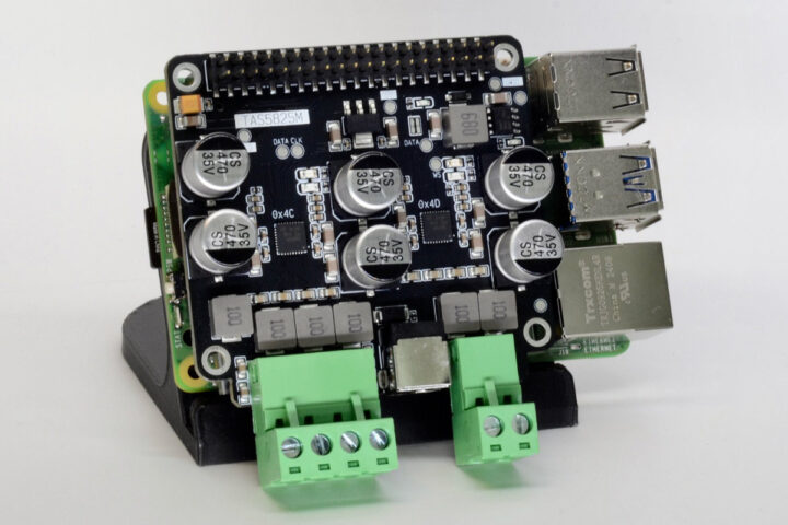 Chapeau Framboise Plus Lourd Plus Louder Raspberry Hat Plus : Un amplificateur Raspberry Pi classe D HAT