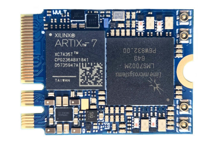 Radio définie par logiciel M.2 simple face xSDR avec 2 canaux RX TX jusqu'à 3,8 GHz Radio définie par logiciel M.2 simple face xSDR avec 2 canaux RX TX jusqu'à 3,8 GHz