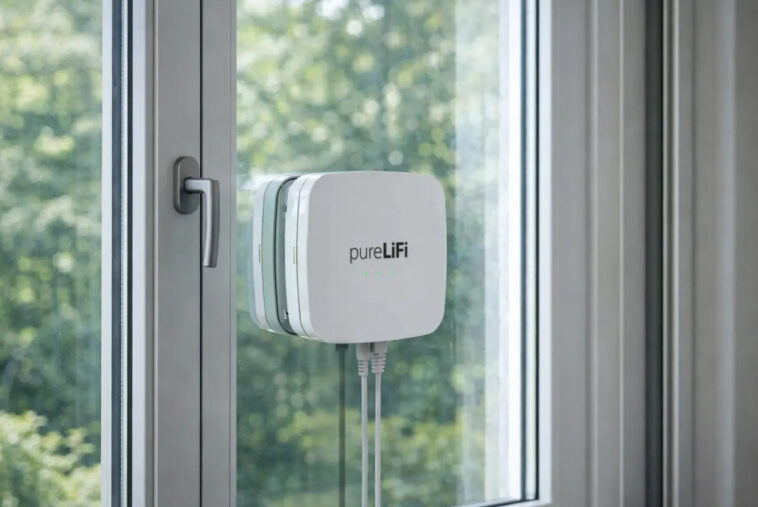 pureLiFi Bridge XC Flex : Internet haut débit LiFi rapide et facile à installer 1 pureLiFi Bridge XC Flex
