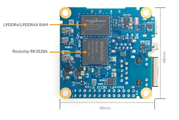 SBC sans tête Rockchip RK3528A SBC sans tête Rockchip RK3528A