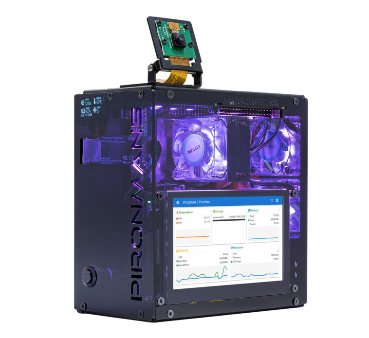 Pironman 5 Pro Max : le boîtier ultime pour Raspberry Pi 5 1 Pironman 5 Pro Max case