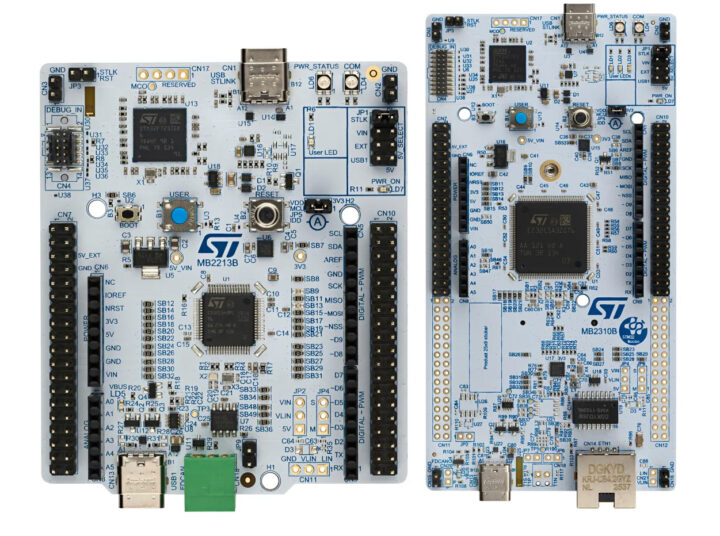 Cartes de développement NUCLEO C542RC, NUCLEO C562RE et NUCLEO C5A3ZG Cartes de développement NUCLEO-C542RC, NUCLEO-C562RE et NUCLEO-C5A3ZG