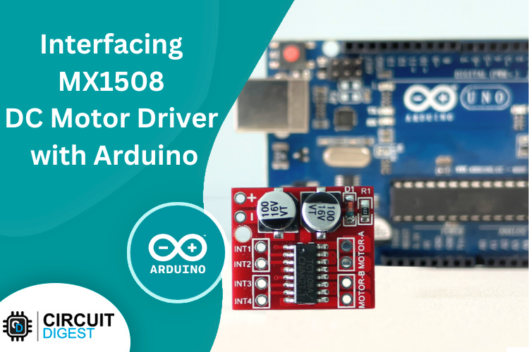 Interface du pilote de moteur à courant continu MX1508 avec Arduino Interface du pilote de moteur à courant continu MX1508 avec Arduino