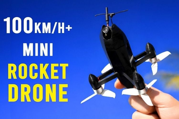 Smallest DIY ESP32 Brushless Rocket Drone