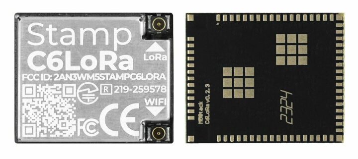 Module M5Stamp C6LoRa haut et bas