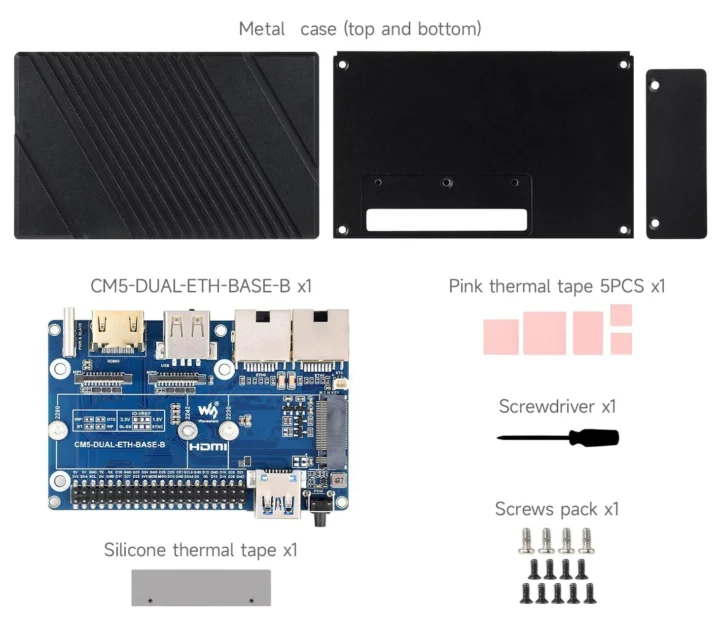 Kit CM5-DUAL-ETH-BASE-B Kit CM5-DUAL-ETH-BASE-B