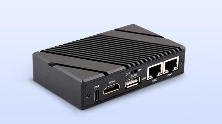 Mini PC Waveshare Gigabit / 2,5G Dual Ethernet : Performance et connectivité optimales 1 Thin Raspberry Pi CM5 mini PC