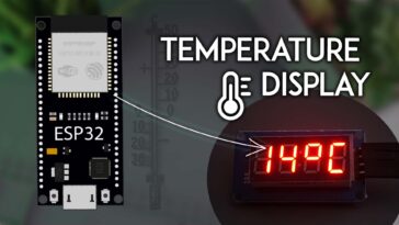 ESP32 : température sur l'affichage à 7 segments TM1637 (WeatherAPI)