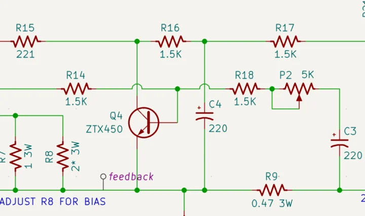 KiCad saute par-dessus