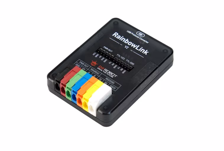 Convertisseur USB-série RainbowLink-V2 : spécifications et fonctionnalités optimisées 1 RainbowLink v2 USB-to-serial converter