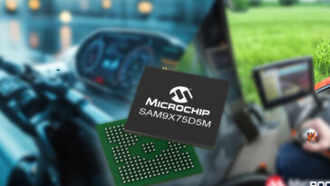Microchip SAM9X75 : un MCU hybride ARM9 qualifié automobile avec GPU 2D et jusqu'à 2 Go de RAM 4 Microchip SAM9X75D5M ARM9 Hybrid MCU