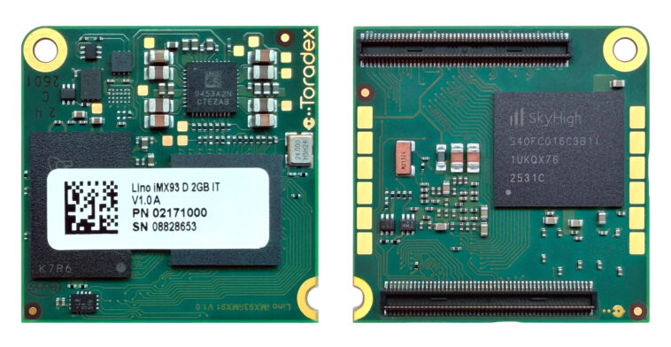 Nouveaux modules SoM Toradex OSM et Lino : spécifications et fonctionnalités 1 Toradex Lino IMX93 B2B System on Module