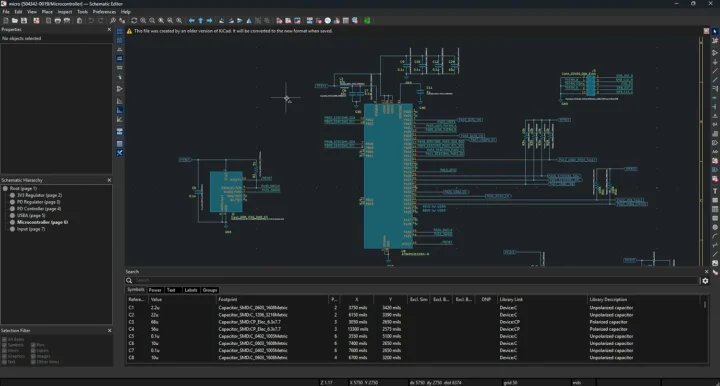 Kicad 10 Mode sombre