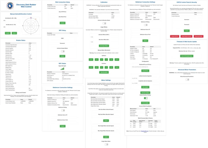 interface de contrôle basée sur le Web Interface utilisateur Web pour Discovery Drive