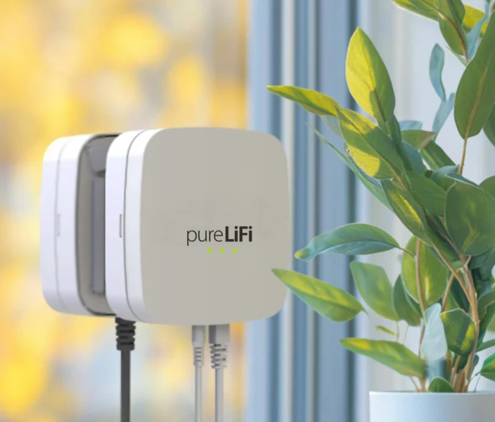 Internet haut débit gigabit pureLifi via Windows Internet haut débit gigabit pureLifi via Windows