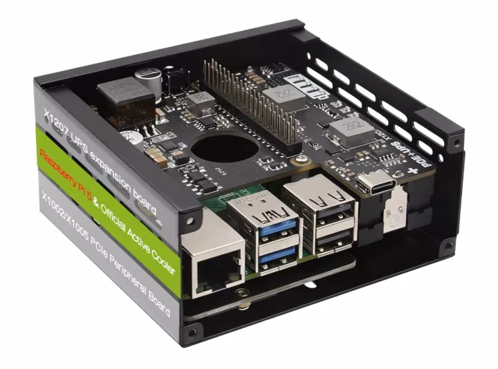 X1208 UPS Prise M2 Raspberry Pi 5 Prise UPS M.2 X1208 Raspberry Pi 5