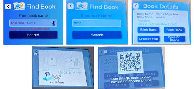 Find My Book – Navigation et inventaire de la bibliothèque intelligente IA et IoT 8 UI ESP32 S3 Box Find My Book AI IoT Bibliothèque intelligente