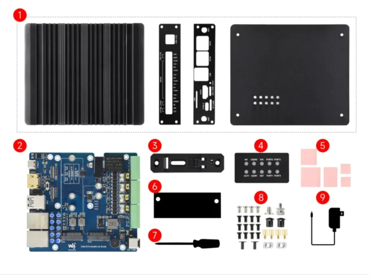 Kit CM5-ETH-RS485-4G-BOX Kit CM5-ETH-RS485-4G-BOX