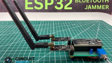 Brouilleur Bluetooth ESP32 utilisant deux modules NRF24L01 28 DIY Bluetooth Jammer Using ESP32 & NRF24L01