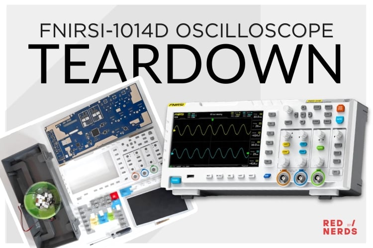 Démontage de l'oscilloscope FNIRSI-1014D 1 Dissecting the FNIRSI-1014D Oscilloscope