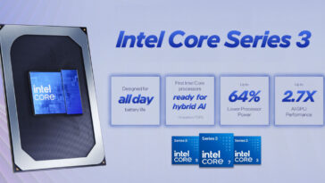 Lancement de l'Intel Core Series 3 : Performances et innovations pour l'IA et le GPU 8 Intel Core Series 3 launch