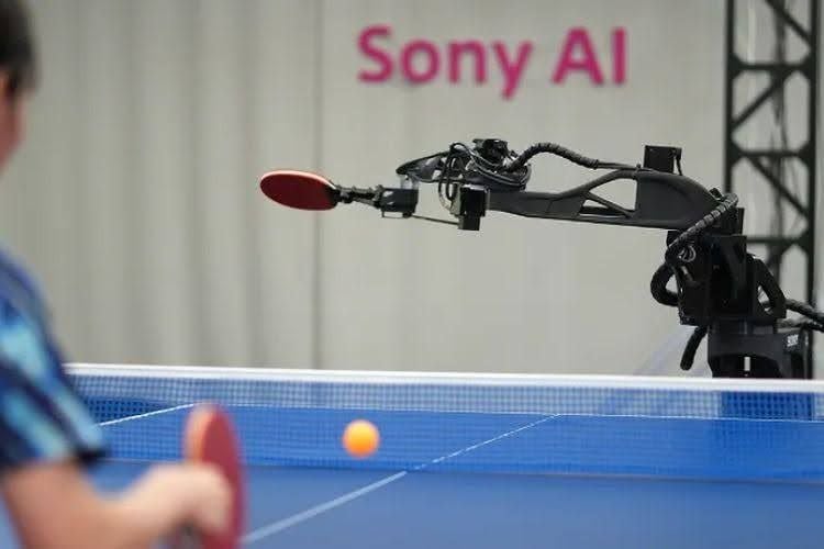 AI Robot surpasse les joueurs de tennis de table d'élite avec son temps de réaction de 20 ms 1 Sony AI’s Project ACE Robot Competing in a Table Tennis Match