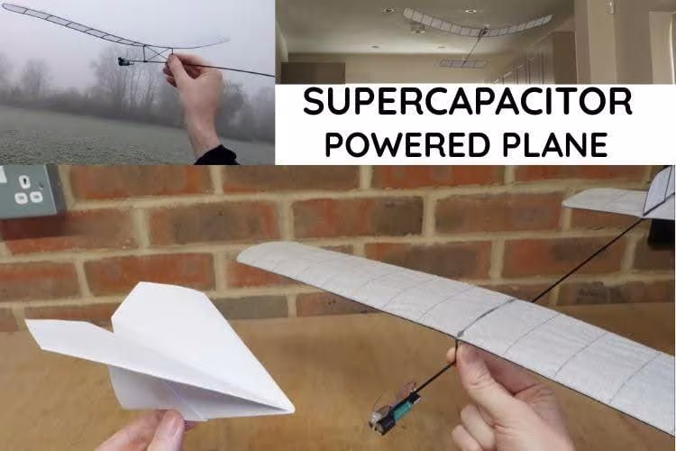 Avion à remontage électrique alimenté par supercondensateur 1 Supercapacitor-powered-plane-built-by-Tom-Stanton
