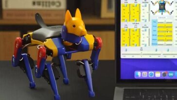 Petoi Bittle X V2 : un chien robot ESP32 qui peut même faire un backflip sur commande 17 Petoi Bittle X V2 robotic dog with ESP32 board and sensor expansion features