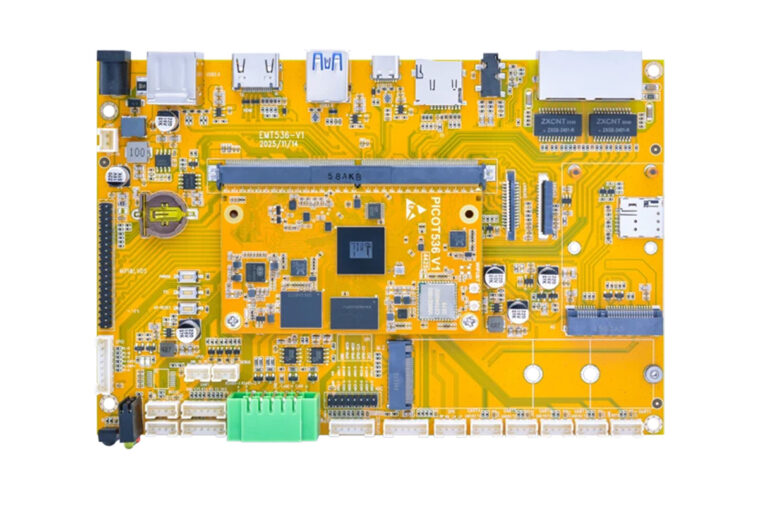 Nouveau SoM et SBC Boardcon : PICOT536 et EMT536 pour applications industrielles performantes 1 Boardcon PICOT536 SoM et EMT536 SBC sont dotés du processeur Allwinner T536 Edge AI