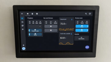 HAUI 3Gang 7-inch Display Wall Mount Dashboard WiFi