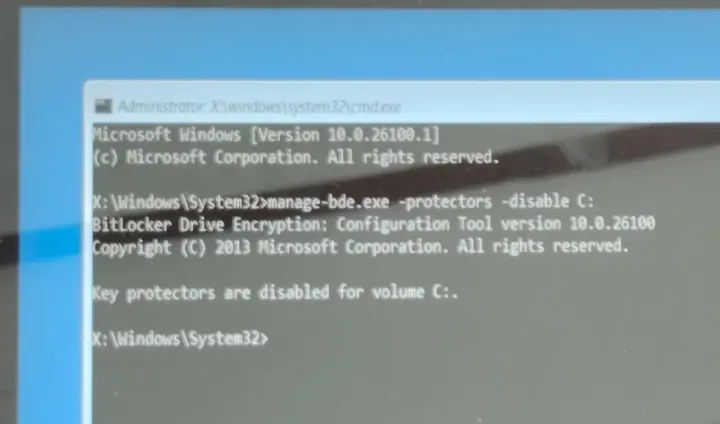 Suspendre temporairement BitLocker